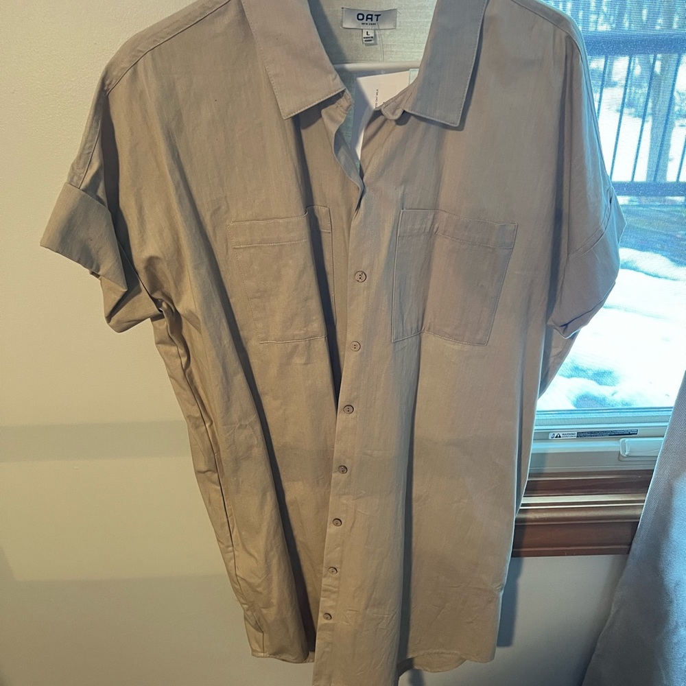 Short sleeve dress from Oat size L. NWT